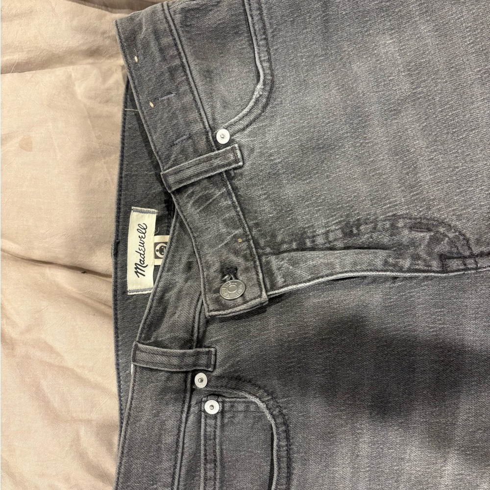 Madewell Men's Grey Slim Straight Jeans